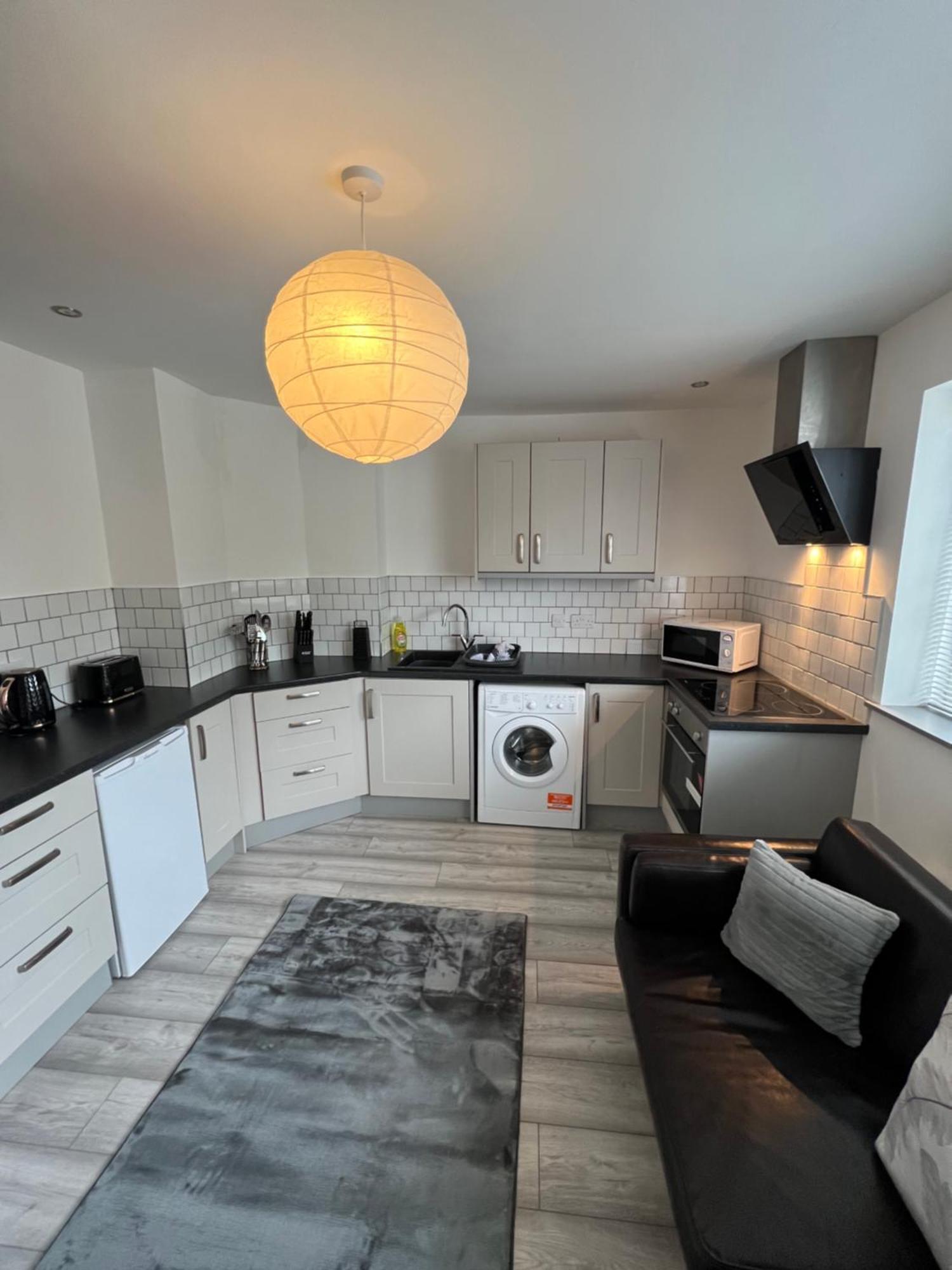 Cosy Modern Apartment Warrington Luaran gambar